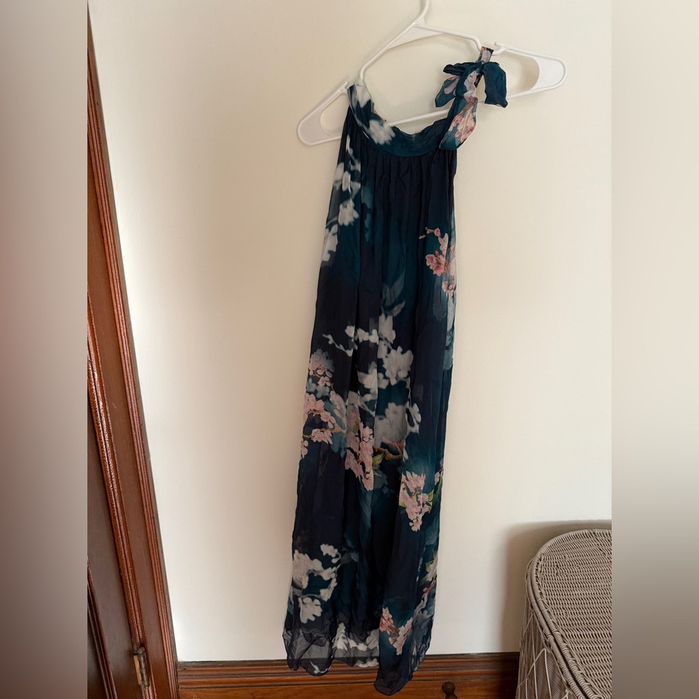 Tempo Paris High Neck Floral Maxi Dress